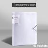 Цветная прозрачная папка для документов большой емкости, пыленепроницаемый, водонепроницаемый органайзер для файлов, держатель для тестовой бумаги, студенческий файл, файл