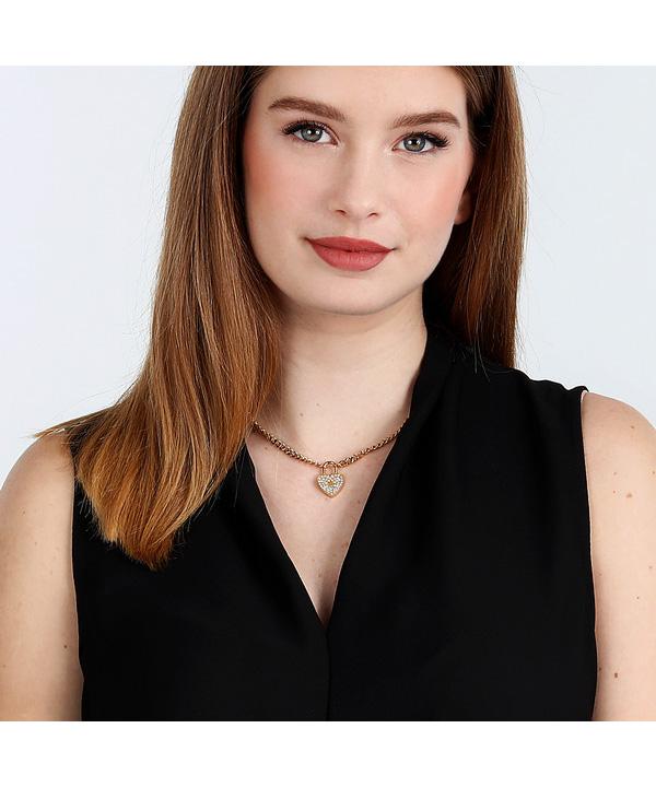 Morellato Ожерелье из нержавеющей стали Abbraccio золотого тона SABG25 для женщин