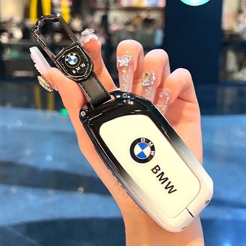 BMW X3 Key Cover Old Style Male Female Blade Shape Shell for 5 Series 3 Series X1 X2 1 Series Car Key Holder Bag