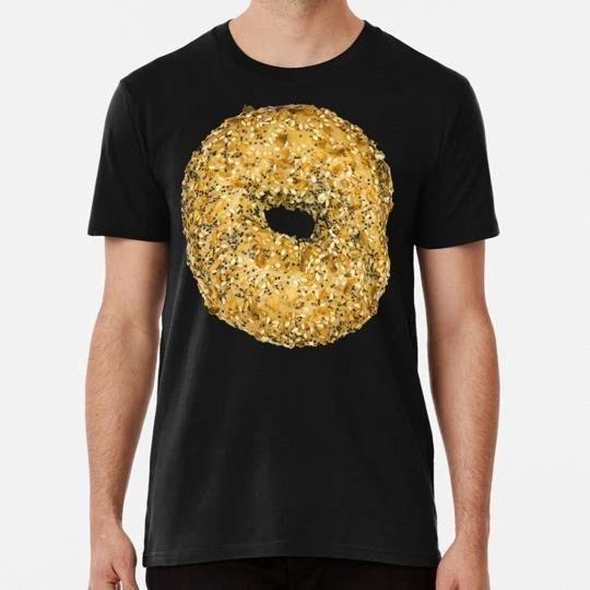 Футболка с фото "Everything Bagel" Размеры от S до 5XL Сделано в США
