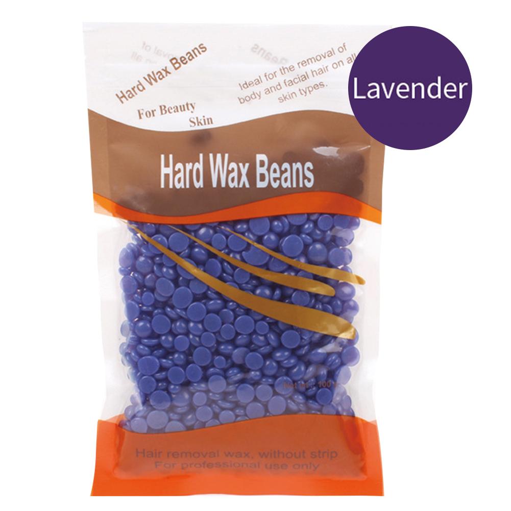 EY # 100 г твердые восковые бобы для депиляции твердые восковые бобы для тела для мужчин и женщин (лаванда)