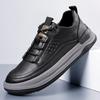 Young Men's Shoes 2025 Autumn New Men's Soft-soled Sports Shoes Platform Shoes Casual Board Shoes Trend 2025