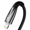 iPhone USB-C - Lightning 480Mb/s PD 20W Fast Charging Cable 2m Black