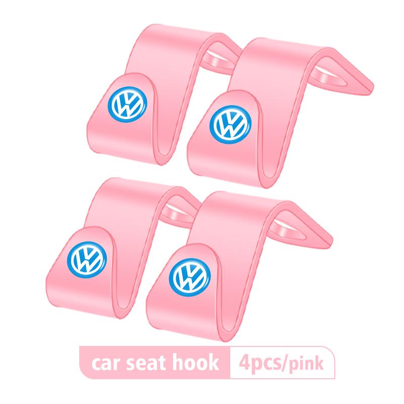 Car Seat Pillow Rod Hook PP Material Auto Back Seat Organizer For Volkswagen VW Scirocco Passat Polo B5 B6 B7 CC Tiguan Sharan zj2