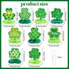Lot De 9 DéCoration De Centre En Nid D'Abeille De La Saint-Patrick Table Pour FêTe Irlandaise Accessoires Pour FêTe De Printemps