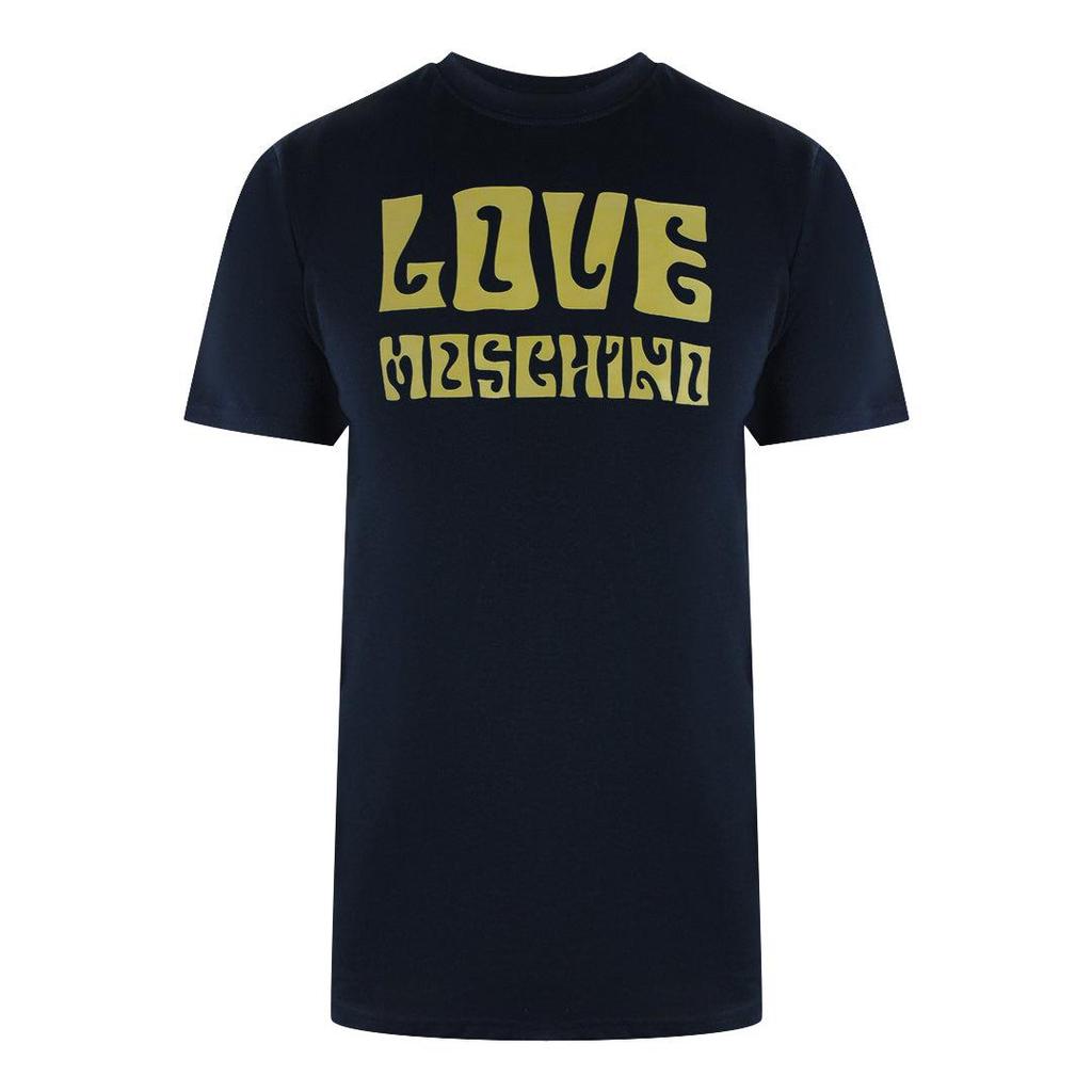 Love Moschino Mens Groovy Cotton T-Shirt