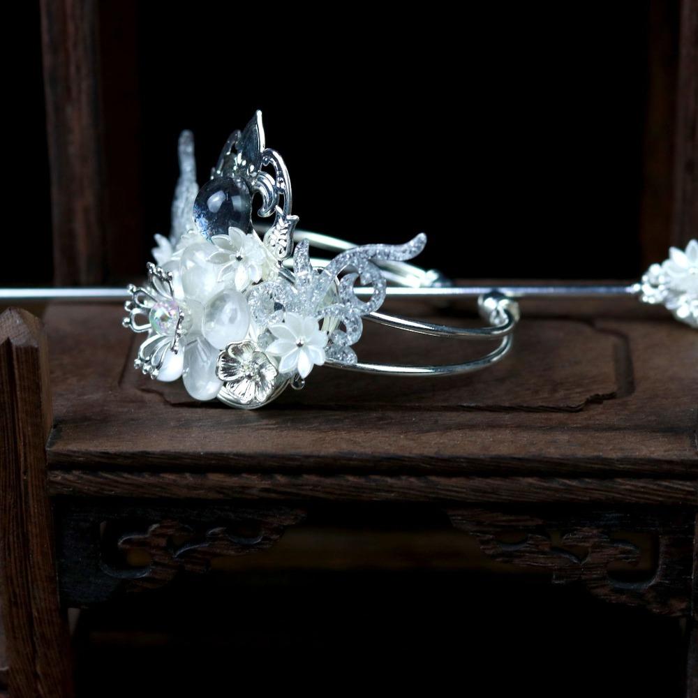 Женский мужской головной убор Circel с цветочным принтом, палочка для волос, аксессуары для волос, заколки для волос в китайском стиле, вилка для волос