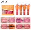 QIBEST Nourishing Shine Lip Oil Hydrating Lip Honey Mirror Lip Oil Repairing Lip Gloss Makeup Set