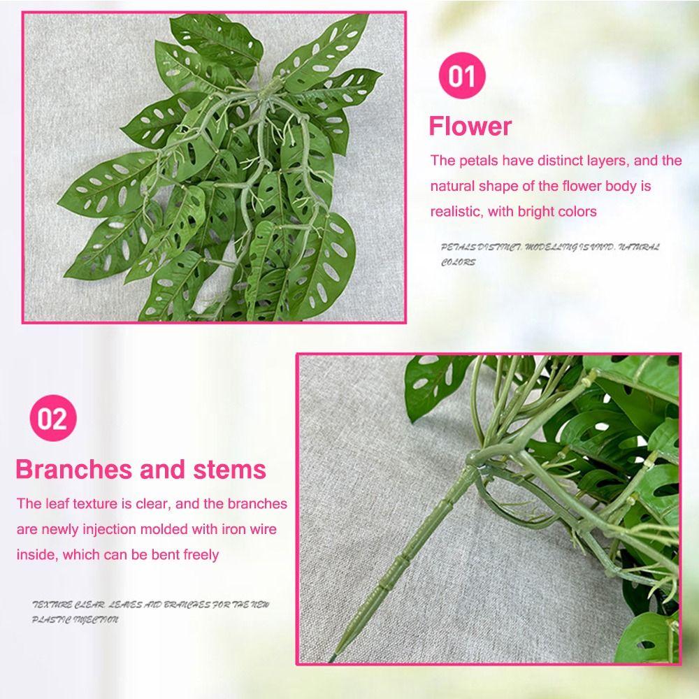 Высота 45 см. Искусственные листья таро. Зеленая черепаха. Листья. Креативная стена из растений.