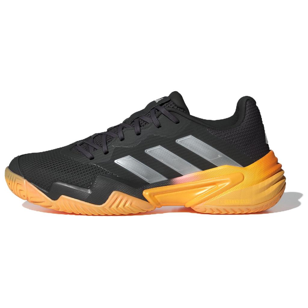 Adidas Barricade Comfortable Lightweight Slip Resistant Durable Low Top Tennis Shoes Women Sneakers Black Orange IH2592