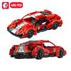 Нетоксичные строительные блоки Sembo Racing Vehicle Assemblage Moc City Модель Спортивного Автомобиля Кирпичи Набор для Строительства Автомобиля Для Детей Хэллоуин Подарки