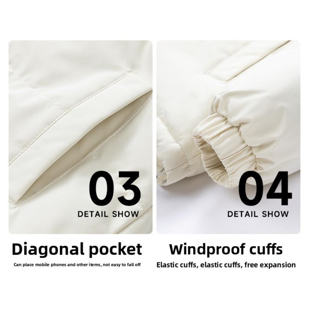 Однотонная универсальная хлопковая куртка для женщин, осенне-зимняя, в корейском стиле, модная, свободного кроя и плотная, мужская повседневная хлопковая куртка для пары