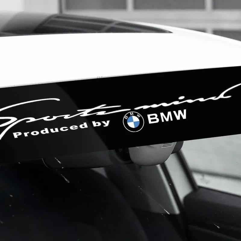 Car front window shade decorative sticker for BMW E46 E39 E38 E90 E60 F10 F30 F35 F07 G20 G30 G18z3 z4 x3 x5 x6 Accessories