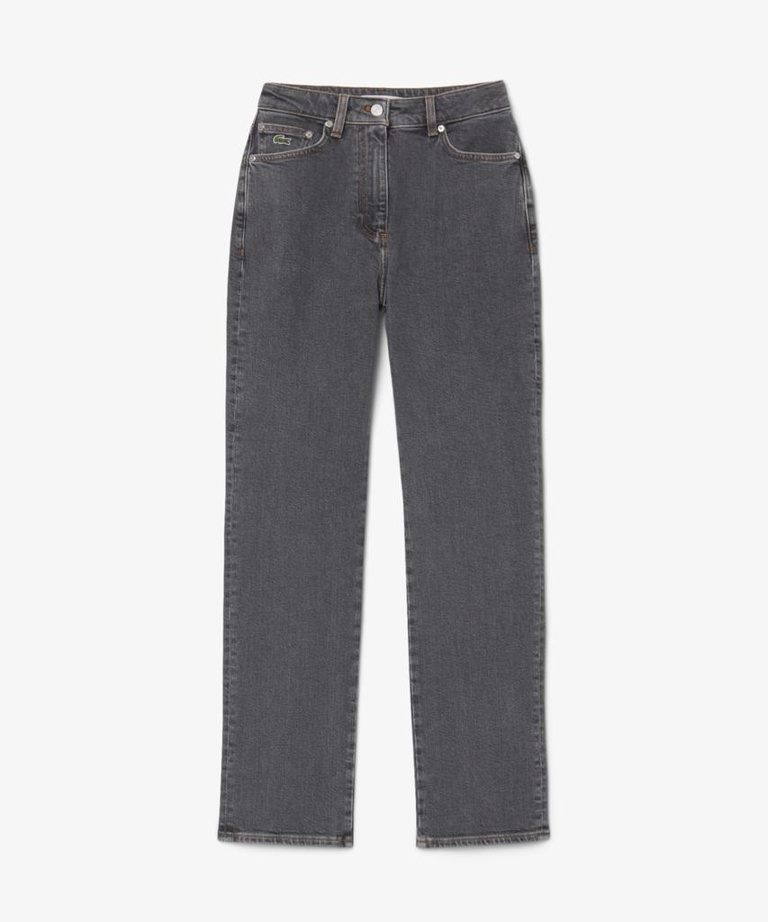 LACOSTE Women'S Straight Denim Pants Hf6800-56N 0L5