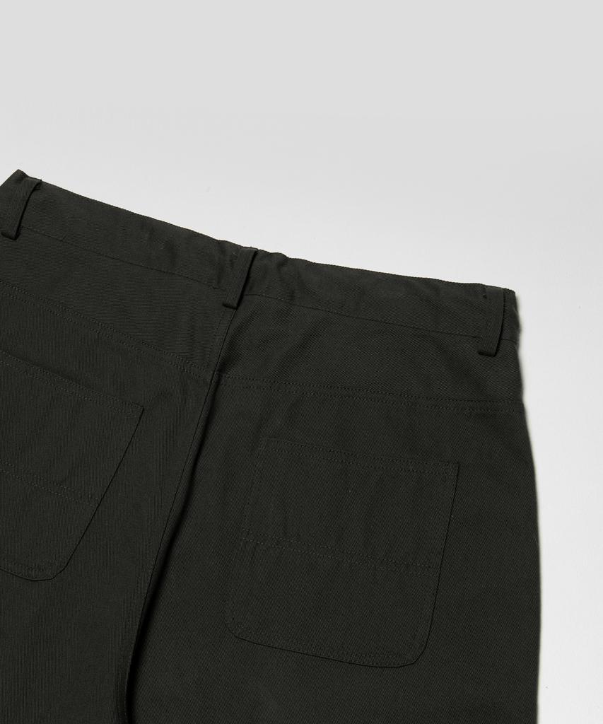 GLW Wide Cut Balloon Pants Cotton Charcoal