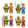 Kdl817 Ninja Series Building Block Minifigures Small Particles Assembled Turtle Toy Bag