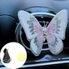Butterfly Car Ornament for Center Console Air Outlet Adhesive Design Wing-Dancing Butterfly Decor