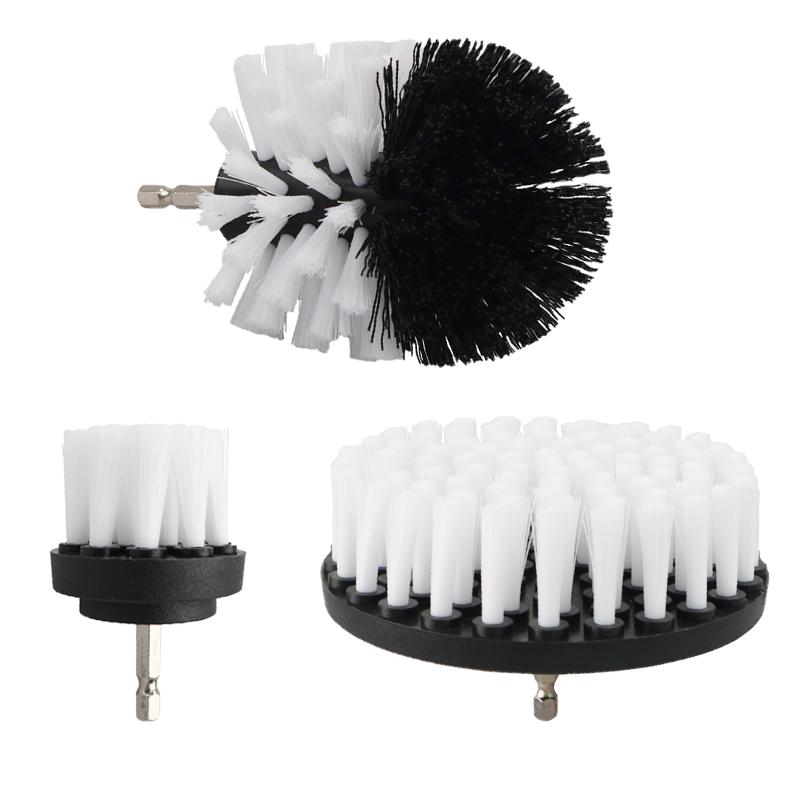 Electric Drill Brush Attachment Set Power Scrubber Cleaning Brushes for Car Polishing Kitchen Bathroom Car Detailing