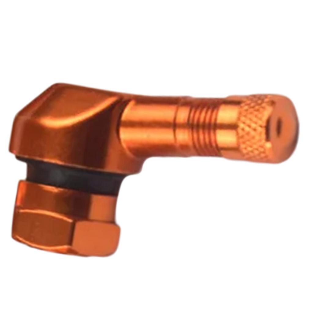 Мотоциклетные ниппели для шин 90 градусов Ниппель для колесной шины для большинства мотоциклов Замена Алюминиевый бескамерный ниппель для шины