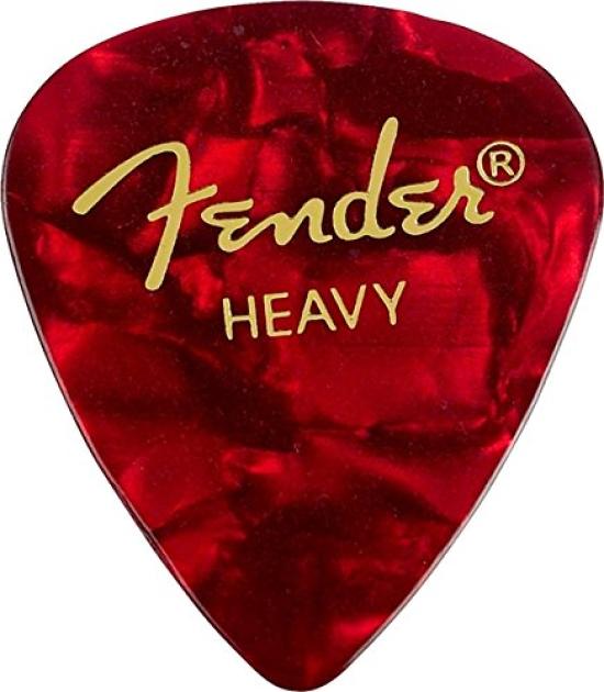 Fender 8 медиаторов для гитары формы "капля", тяжелые, по одному каждого [Ассорти из 8 цветов] (1 цвет)