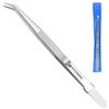 For Diamond Gem Jewelry Making Precision Tool Professional Stainless Steel Adjustable with Buckle Slide Lock Antistatic Tweezers
