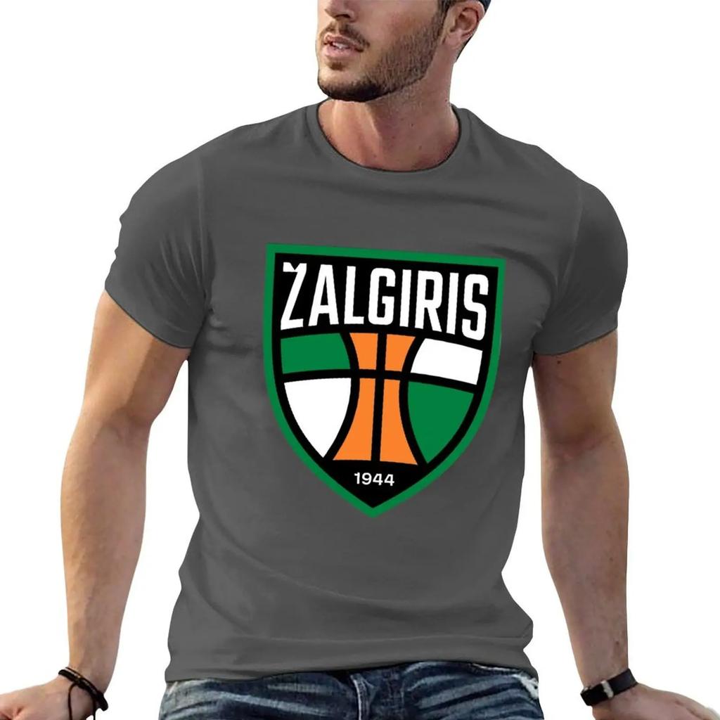 2025 New Model Zalgiris, Basketball Club T-Shirt T Shirt For Unisex 100 Percent Cotton Unisex T Shirts For Unisex Casual T-Shirt