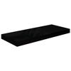 VidaXL Étagère murale flottante Noir brillant 60x23,5x3,8 cm MDF
