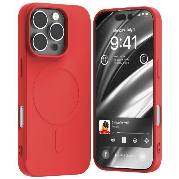 Etui do iPhone 16 Pro Mercury MagSafe Semi-Silicone Czerwone