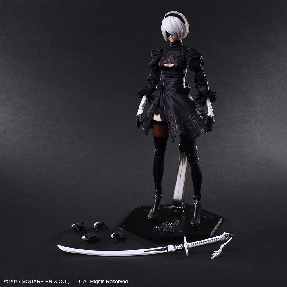 Automata PLAY ARTS Kai 2 Type PVC Painted Movable Figure NieR <Yorha No. B>