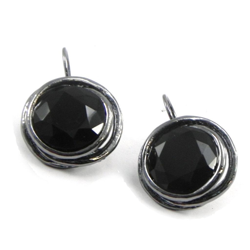 NOA [I2166] - Черные дизайнерские серьги «Сисси»
