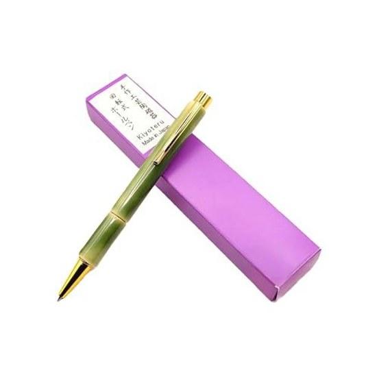 Japanese-made ceramic craft rotating ballpoint pen Oribe Green CLJ CTP 25