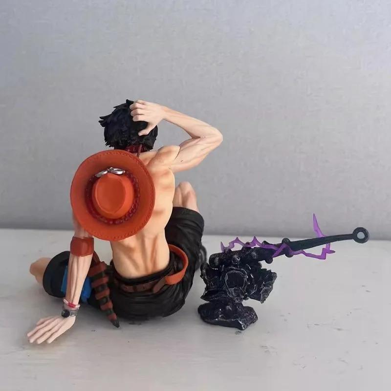 12cm Anime One Piece Character Portgas D. Ace Action Figure PVC Statue Model Collection Toy Desktop Decoration Gift Ornaments