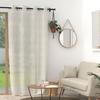 Eyelet Curtain 135x250 Cm BELLA Gold, by Soleil D'ocre