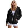 Womens Zip Up Hoodies Oversized Sweatshirts Fall Fashion Outfits Casual Jackets