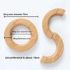 Rotating Curtain Buckle Wood Curtain Tieback Light Luxury Curtain Tie  Hanging Clothes