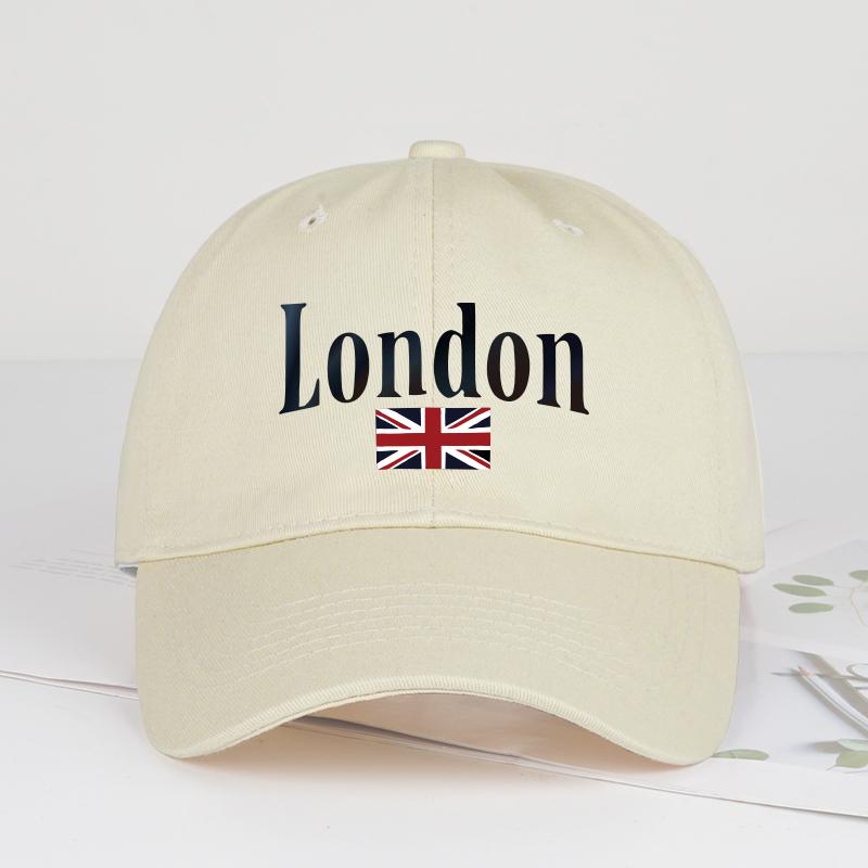 Лондонская Бейсболка с принтом Union Jack Британский Винтажный Минималистичный Стиль Для Ежедневных Поездок, Путешествий, Прогулок по Городу Идеальный Подарок Для Путешествий