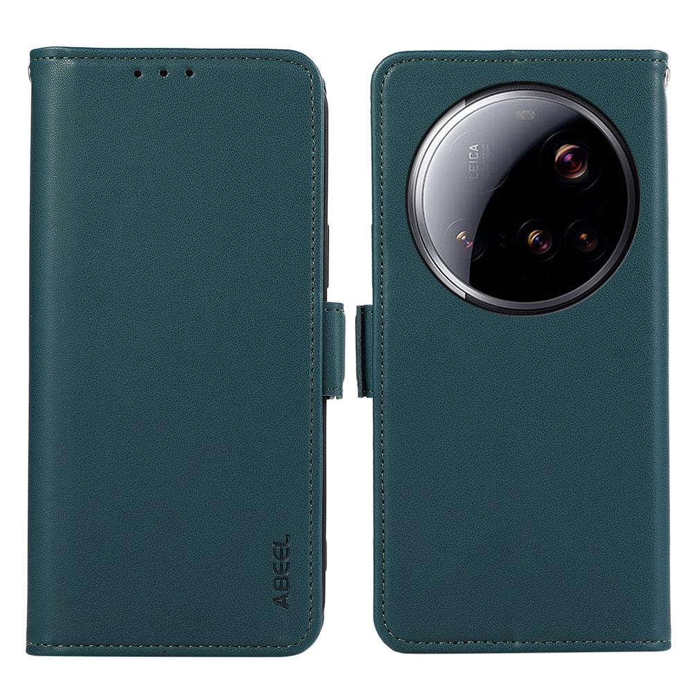 ABEEL For Xiaomi 15 Ultra Case Leather Phone Cover with RFID Blocking Wallet