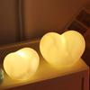 1 шт. милый ночник в форме сердца виниловый светодиодный ночник прикроватный сенсорный детский ночник для детской комнаты подарок на день рождения