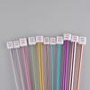 11 Pcs/ Set Crochet Hooks Needle Set Assorted Colors Tunisian Afghan Aluminum Knitting Needles Tools Kit