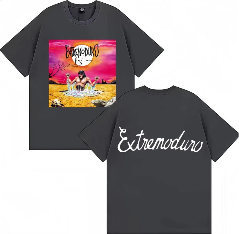 2026 Summer New Polar Devil Aglia Album Pattern Tshirt Summer Trend Fan Enthusiast Printed Top Street Style Short Sleeve