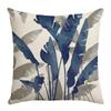Plant Pillow, Banana Leaf Print, Car Pillow, Bedside Cushion, Linen Pillow Case