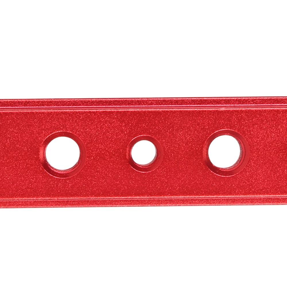 Red / silvery T Slot Miter Track 100mm Width T-Track Jig Durable Miter Track Jig Woodworking