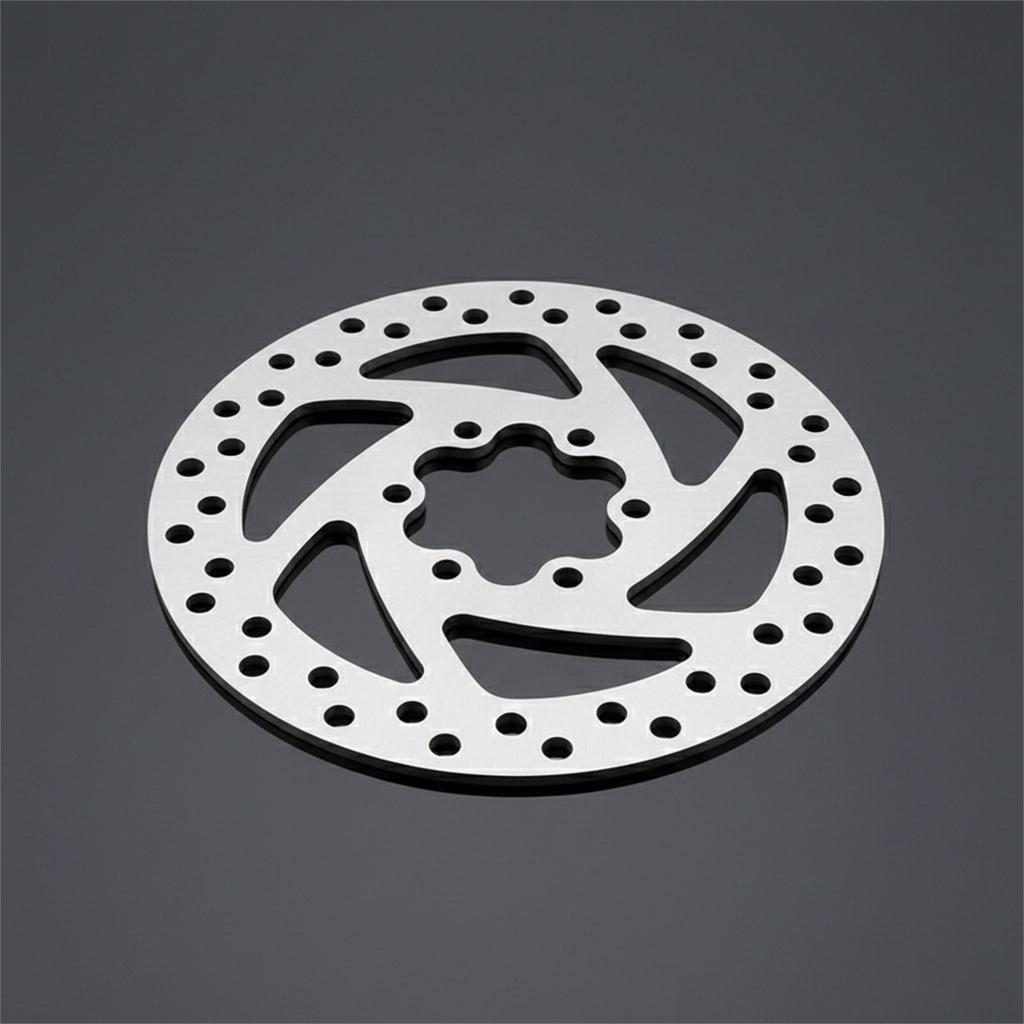 Six-Bolt Disc Brake Rotor for Mountain Bikes Oil Brake System Heat Dissipation Durable