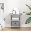 Nightstand Gray Sonoma 41 x 40 x 45 cm Particleboard