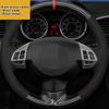 Оплетка на руль автомобиля 100% Подходит для Mitsubishi Lancer EX 10 Lancer X Outlander ASX Colt Pajero Sport Автомобильные товары
