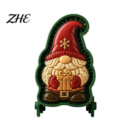 Nutcracker Cookie Embossers Christmas Mini Pie Mold, 3D Relief Embossed Hand Baking Holiday Dessert Making Kits Reusable DIY Dough Press Mold