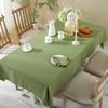 100% хлопок скатерть однотонная чистая цветная скатерть для прямоугольного стола крышка детского душа кухонные вечеринки рождественский декор