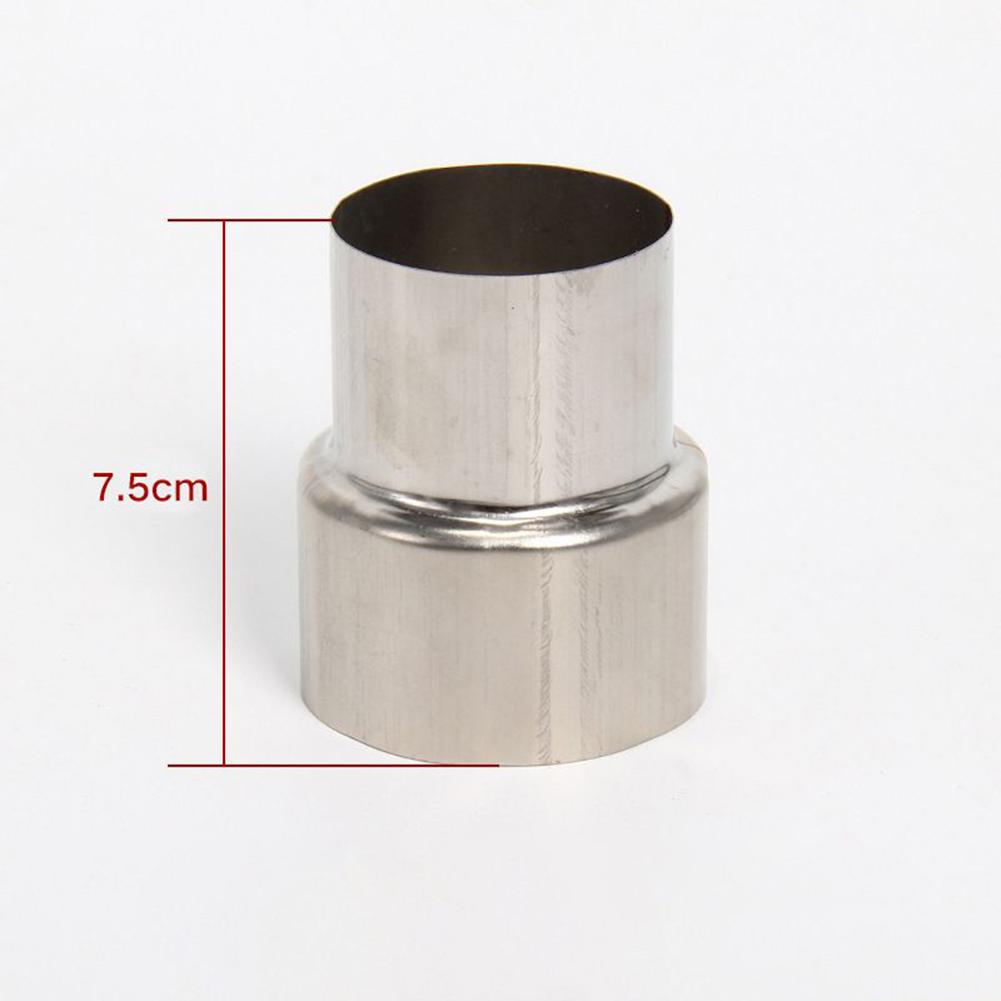 Stainless Steel Flue Exhaust Pipe Reducing Joint Chimney Adaptor Stove Pipe Universal Household Ventilation Multiple Sizes