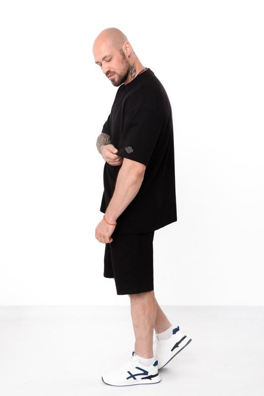 Men’s Set: T-Shirt & Shorts – Comfortable Cotton & Elastic Waist Summer 8396-057 HC