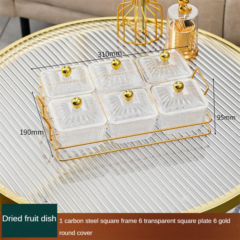 Поднос для сервировки закусок из скандинавских фруктов Поднос для сухофруктов Банка для печенья Контейнер для хранения Поднос для сервировки свадебных орехов